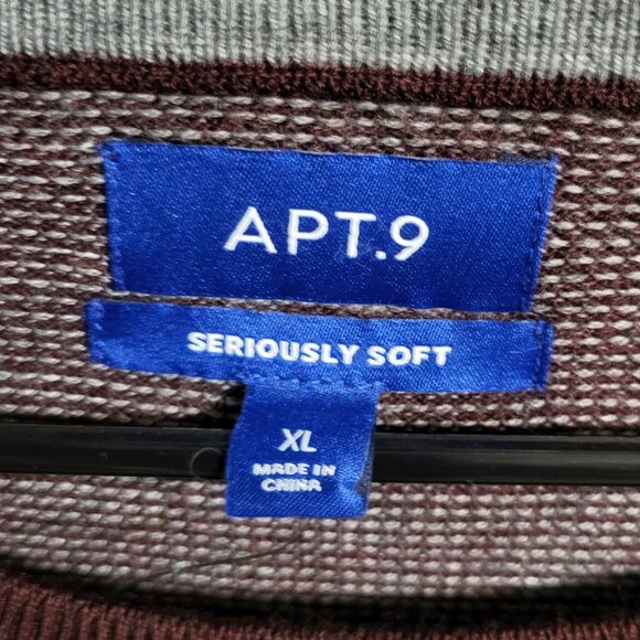 MENS APT 9 CREW NECK SWEATER SZ XL - Picture 3 of 5